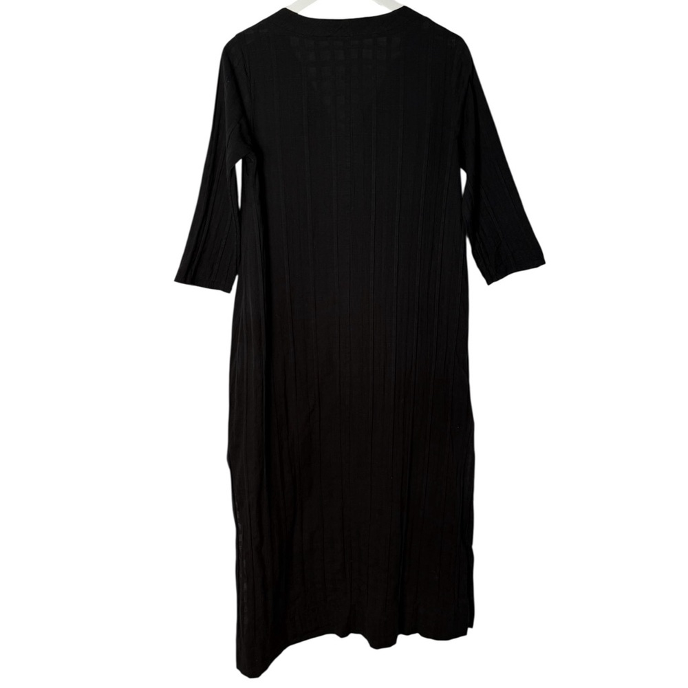 Pomander‎ Place Carolina Caftan Dress Black Maxi Size Small - Picture 3 of 11